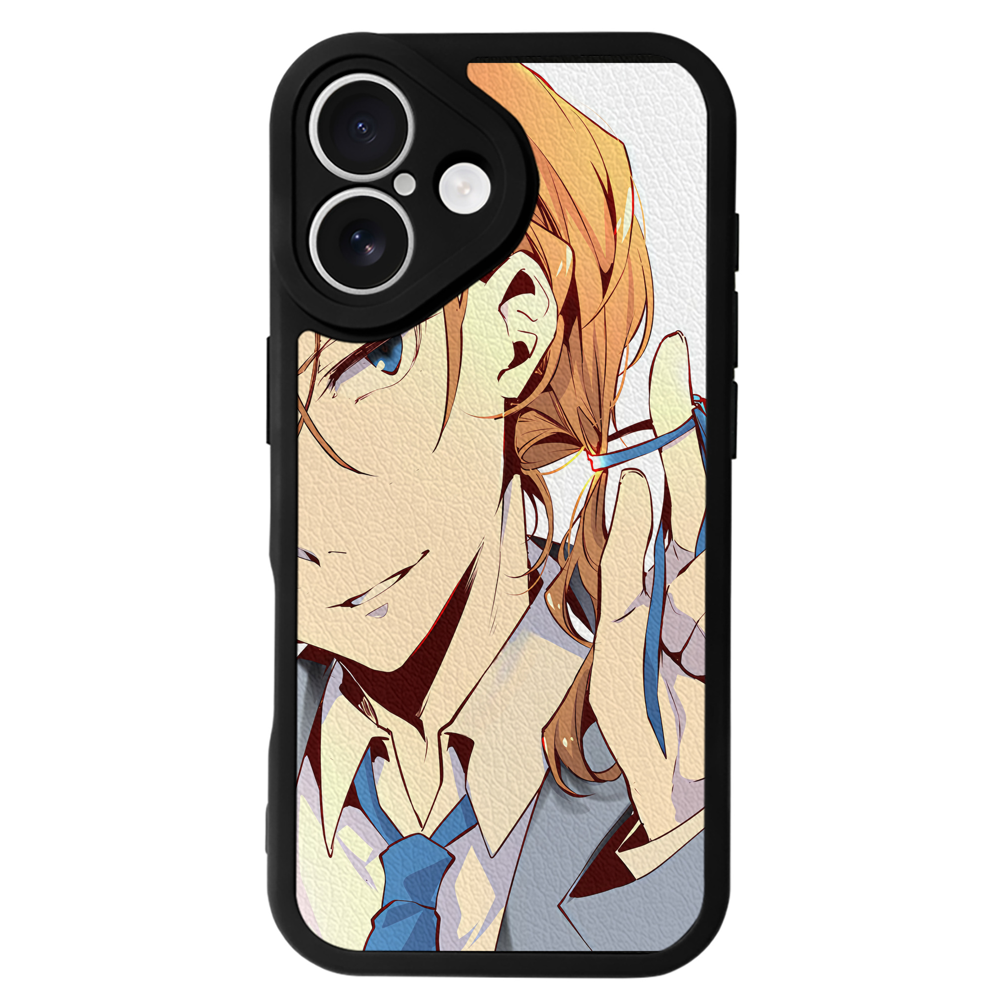 （画像用） 文豪ストレイドッグス Bungo Stray Dogs 【iPhone 16シリーズ対応】シリコンスマホケース（レザー調） 材質：シリコン